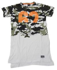 Bílo-černo-khaki army tričko s číslom Chapter young