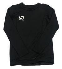 Čierne športové funkčné tričko s logom Sondico