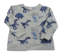 Sivá mikina s diny Bluezoo