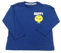 Tmavomodré triko s Mr. Happym Next