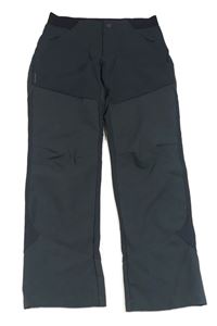 Antracitové softshellové kalhoty Decathlon