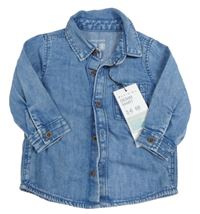 Nové - Modrá riflová košile Primark