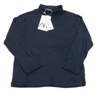 Nové -Tmavomodrý rolák Zara