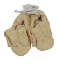 Nové - Béžové mušelínové capáčky s králíčky Next