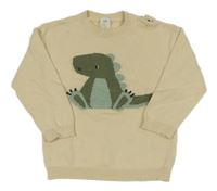 Béžový sveter s dinem H&M