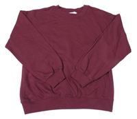 Vínová mikina H&M