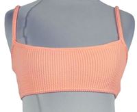 Dámsky neónově ružový žabičkový crop top Boohoo