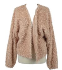 Dámsky ružový chlpatý svetrový cardigán zn. New Look