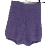 Dámské fialové chlupaté kraťasy Zara 