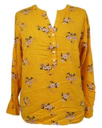 Dámská okrová kytičkovaná halenka Tom Tailor 