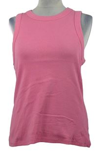 Dámský světlerůžový žebrovaný top F&F