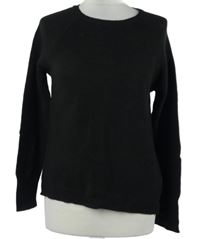 Dámsky čierny rebrovaný sveter LCW Casual