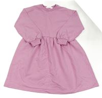 Ružové teplákové šaty H&M