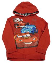 Červená mikina s Cars s kapucí George