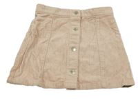 Svetloružová menšestrová prepínaci sukňa H&M