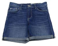 Tmavomodré riflové kraťasy Denim Co.