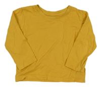 Horčicové tričko zn. Primark