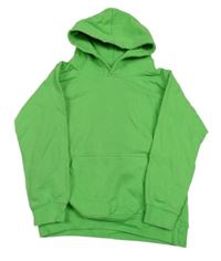 Zelená mikina s kapucňou