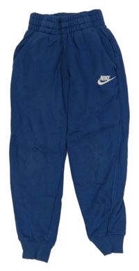 Tmavomodré tepláky Nike