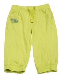 Zelenožluté crop tepláky s rybkou Coccodrillo