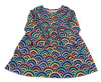 Barevné vzorované bavlněné šaty Mini Boden 