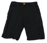 Černé bavlněné kraťasy Guru