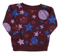 Slivková mikina s vesmírom Primark