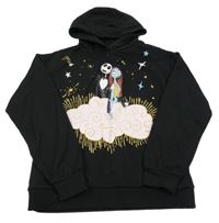 Černá mikina Ukradené Vánoce s kapucí Primark