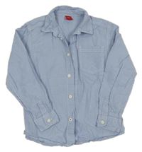 Modro-bílá kostkovaná košile S. Oliver