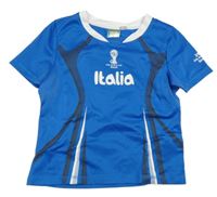 Modro-bílý fotbalový dres Italia