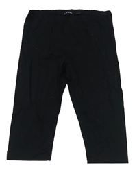 Čierne capri legíny BLUE SEVEN