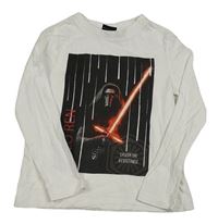 Bílé triko se Star Wars