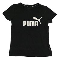 Černé tričko s logem PUMA