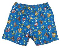 Petrolejové plážové kraťasy s PAW PATROL nickelodeon