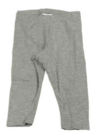 Sivé melírované legíny H&M