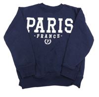 Tmavomodrá mikina s nápisom zn. H&M