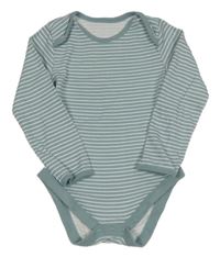 Šedoolivovo-biele pruhované body George