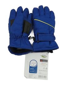 Nové - safírové šusťákové zimní funkční prstové rukavice crivit