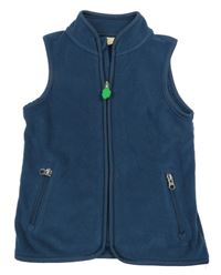 Tmavomodrá fleecová vesta TCM