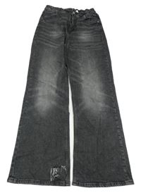 Tmavosivé baggy waist low rifle H&M