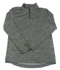 Tmavosivá melírovaná športová mikina zn. Primark