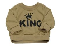 Hnedá mikina s korunkou