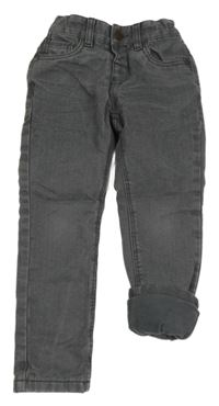 Šedé zateplené rifle C&A