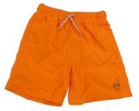 Neonově oranžové plážové kraťasy Chapter Young