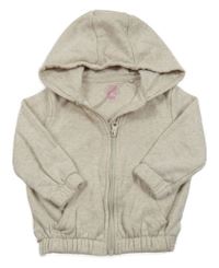 Béžová melírovaná prepínaci mikina s kapucňou F&F