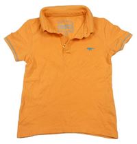 Oranžové polo tričko Bluezoo