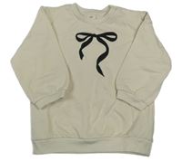 Smetanová mikina s mašlí H&M