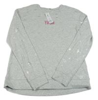 Nové - sivé melírované pyžamové tričko George