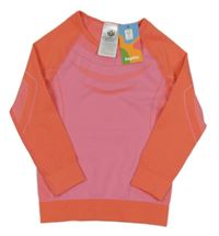 Nové - růžovo-korálové thermo triko Lupilu