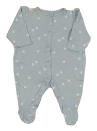 Světlemodrý květovaný overal C&A